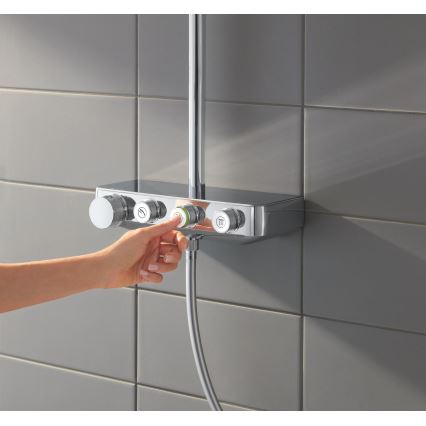 GROHE 26508000 - Душевая система EUPHORIA SMARTCONTROL 310 CUBE полированный хром
