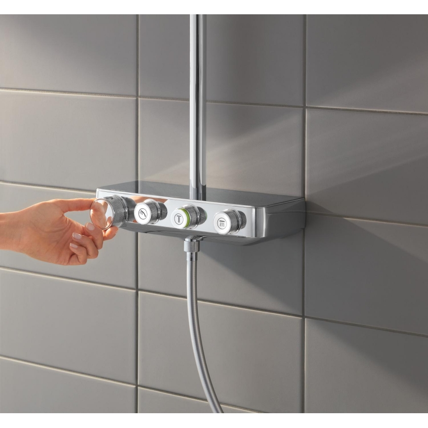GROHE 26508000 - Душова система EUPHORIA SMARTCONTROL 310 CUBE полірований хром