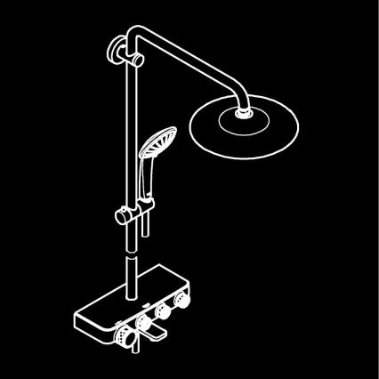 GROHE 26510000 - Душевая система EUPHORIA SMARTCONTROL, 450 мм, полированный хром