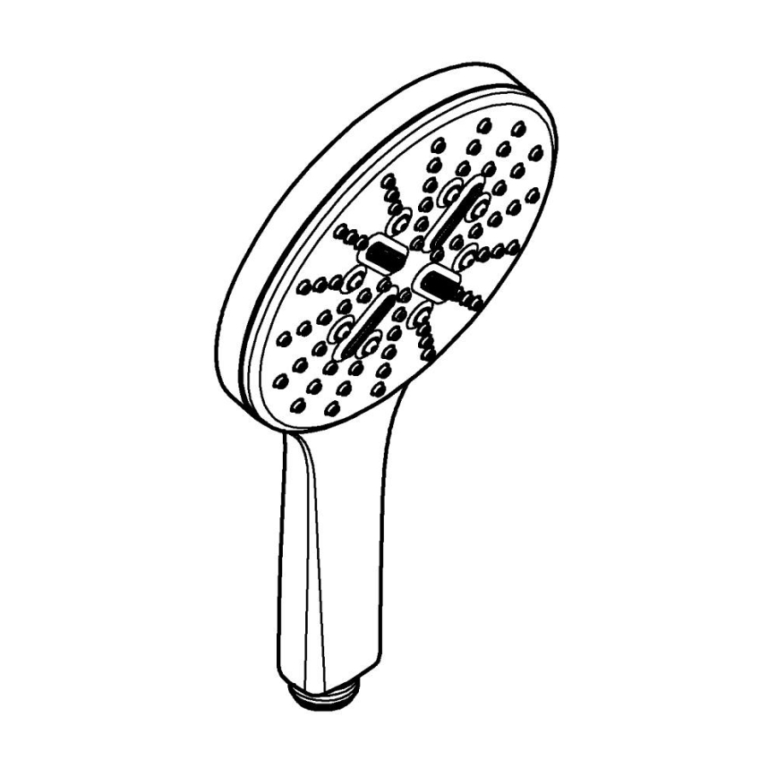 GROHE 26544000 - ручная душевая лейка RAINSHOWER SMARTACTIVE 130 мм, полированный хром