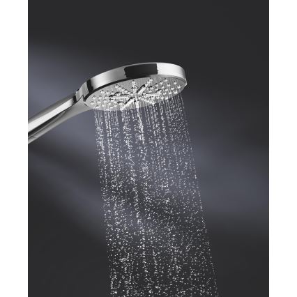 GROHE 26544000 - ручная душевая лейка RAINSHOWER SMARTACTIVE 130 мм, полированный хром