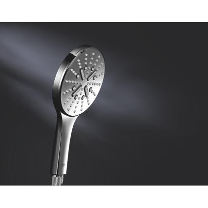 GROHE 26544000 - ручная душевая лейка RAINSHOWER SMARTACTIVE 130 мм, полированный хром