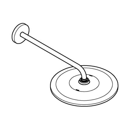 GROHE 26558000 - Комплект з верхньою душовою лійкою RAINSHOWER MONO 310 422 мм, блискучий хром