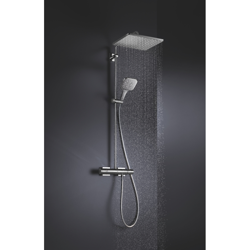 GROHE 26582000 - Ручний душ RAINSHOWER SMARTACTIVE 130 CUBE полірований хром