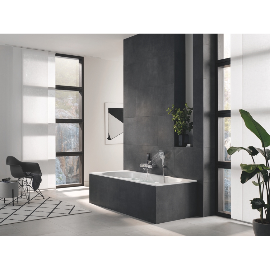 GROHE 26582000 - ручной душ RAINSHOWER SMARTACTIVE 130 CUBE полированный хром