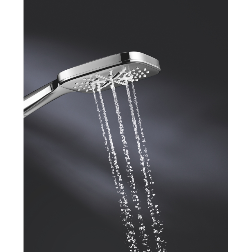 GROHE 26582000 - ручной душ RAINSHOWER SMARTACTIVE 130 CUBE полированный хром