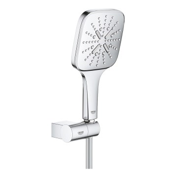 GROHE 26588000 - Комплект ручного душа RAINSHOWER SMARTACTIVE 130 CUBE у полірованому хромі