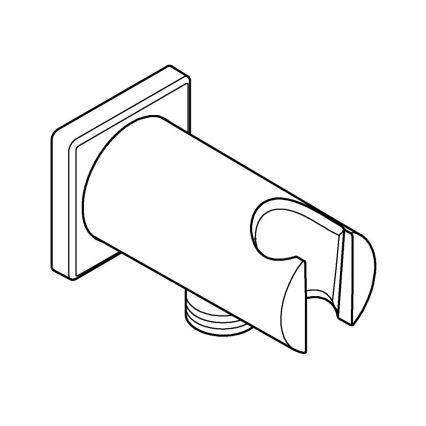 GROHE 26659000 - Настенное подключение с держателем для душа RAINSHOWER 48 × 48 мм хром