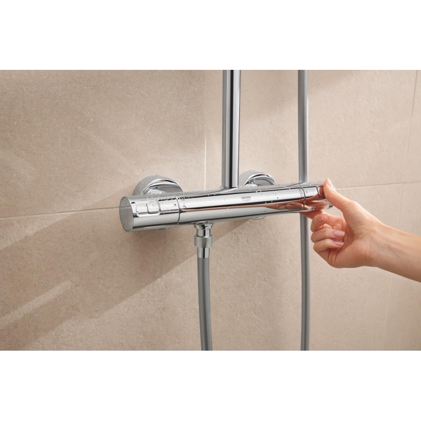 GROHE 26696001 - Душова система VITALIO COMFORT 250 250 × 250 мм блискучий хром