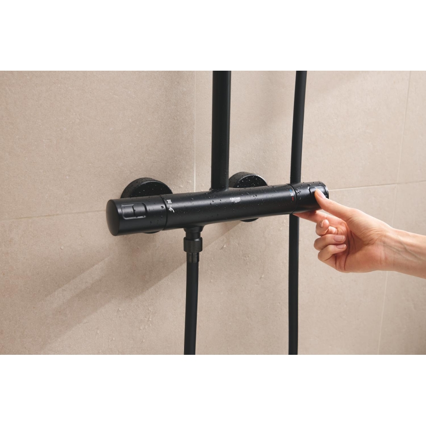 GROHE 266962431 - Душова система VITALIO COMFORT 250 250 × 250 мм чорна