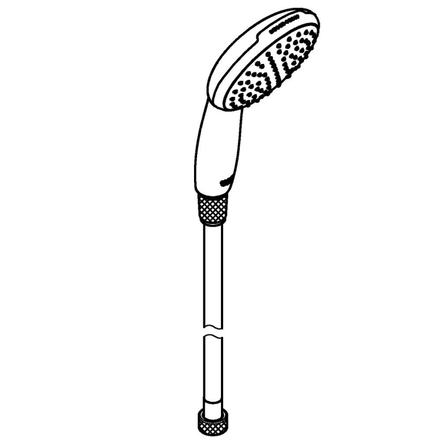 GROHE 26720001 - Ручний душ VITALIO START 110 1500 mm полірований хром