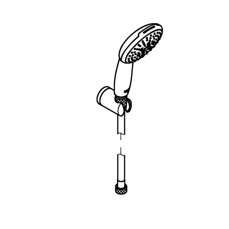 GROHE 26769001 - Душевой комплект VITALIO START 110, 1750 мм, глянцевый хром