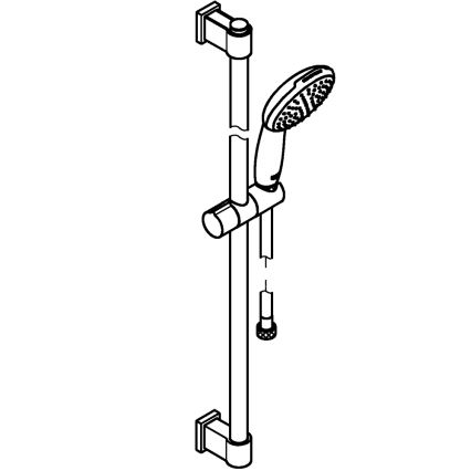 GROHE 26953001 - Душевой набор VITALIO START 110, 900 мм, глянцевый хром