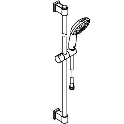 GROHE 269542431 - Душовий набір VITALIO START 110 900 mm чорний