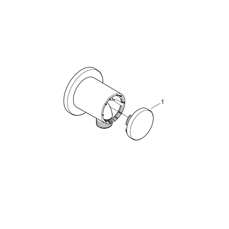 GROHE 26963001 - Настінне коліно VITALIO UNIVERSAL 12” глянцевий хром
