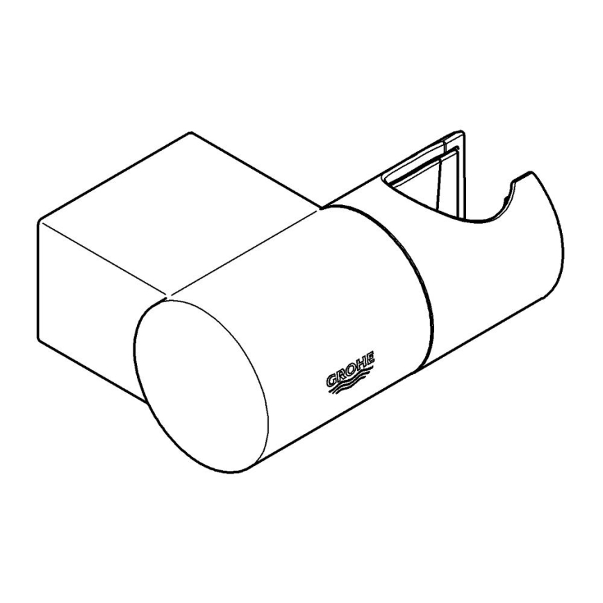 GROHE 27055000 - Настенный держатель для душа RAINSHOWER, полированный хром