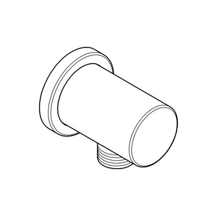 GROHE 27057GN0 - Настінне коліно RAINSHOWER DN 15, золоте