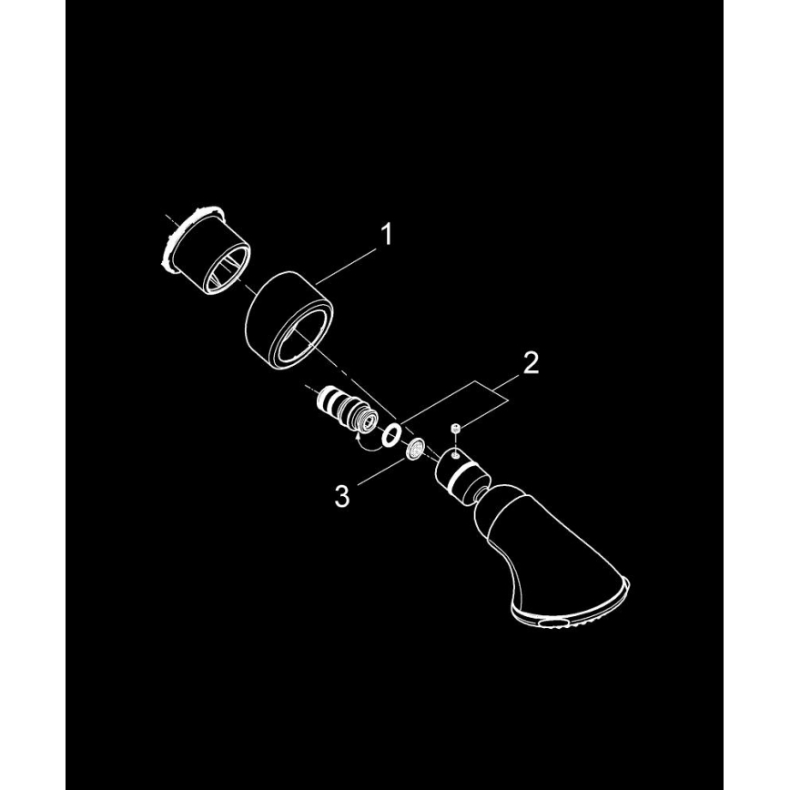 GROHE 27062000 - Душова лійка RELEXA 100 Five 95 мм полірований хром