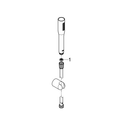 GROHE 27459000 - Душевой комплект VITALIO GET STICK 1500 мм полированный хром