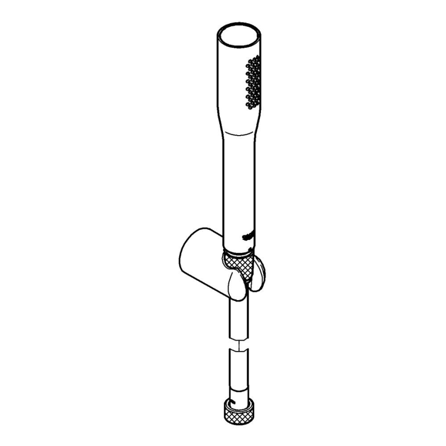 GROHE 27459000 - Душевой комплект VITALIO GET STICK 1500 мм полированный хром