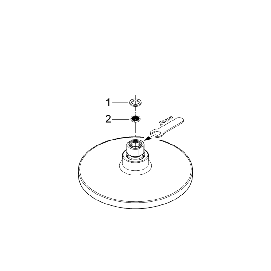 GROHE 27492000 - Душова лійка EUPHORIA COSMOPOLITAN O 180 мм, блискучий хром