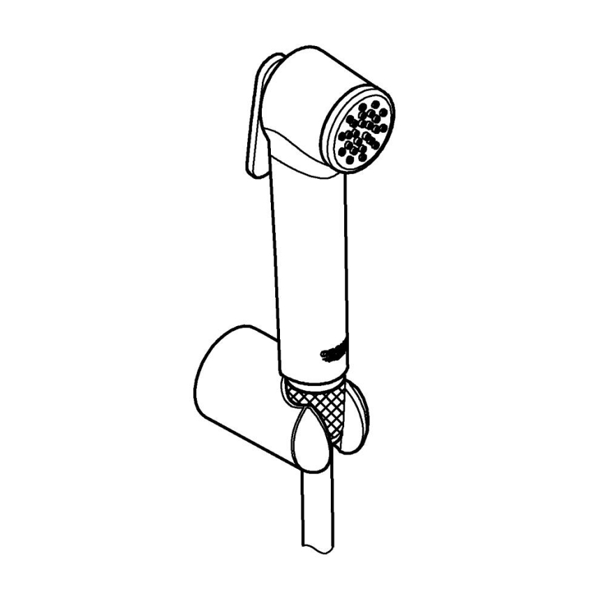 GROHE 27513GL1 - Ручний біде-розпилювач TEMPESTA-F 1250 мм золотистий