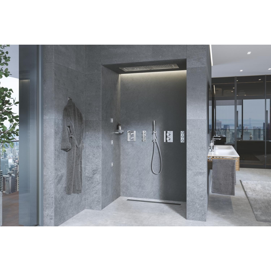 GROHE 27618000 - Термостатическая крышка GROHTHERM F полированный хром