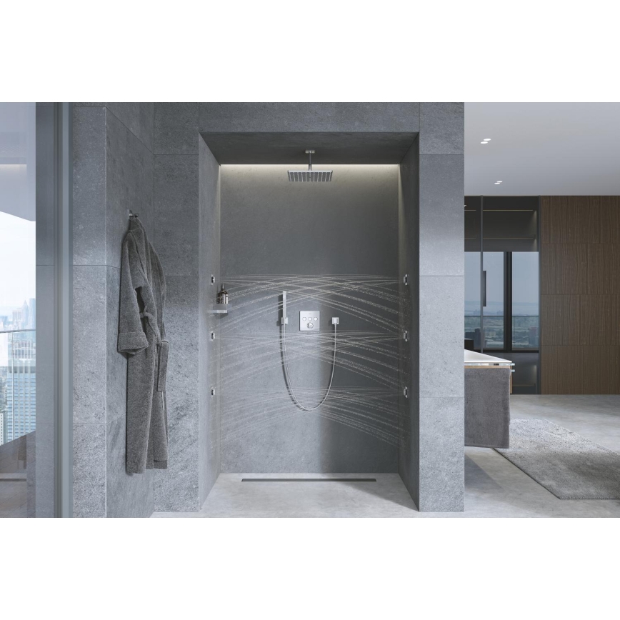GROHE 27693000 - Настенный держатель для душа EUPHORIA CUBE, блестящий хром