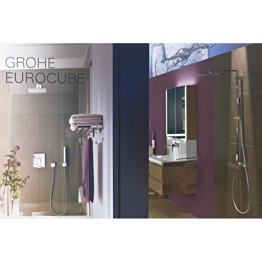 GROHE 27703000 - Душовий комплект VITALIO START 100, 1 режим струменя, 1250 мм, полірований хром