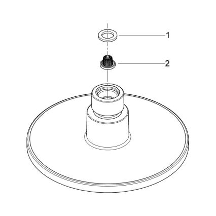 GROHE 28233000 - Душова лійка EUPHORIA COSMOPOLITAN 160 полірований хром