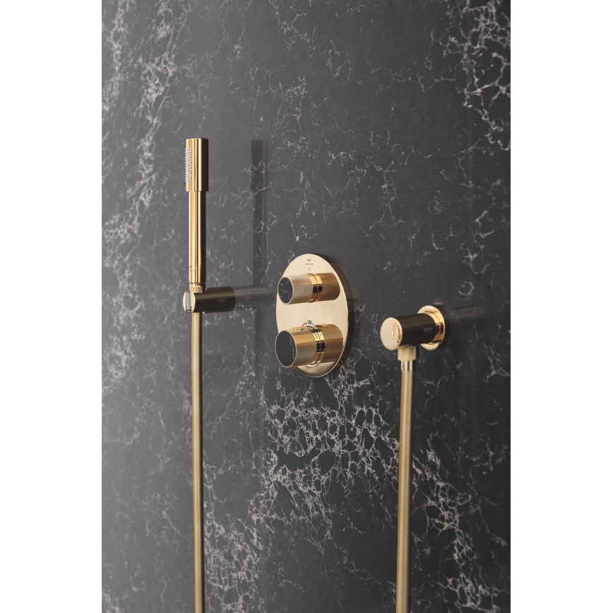 GROHE 28388GL0 - душовий шланг SILVERFLEX 1750 мм у шліфованому золоті