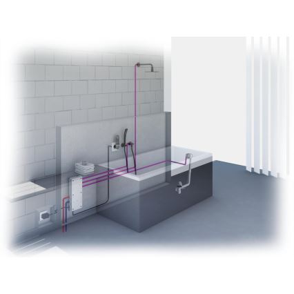 GROHE 28990000 - комплект для наполнения, слива и перелива ванны TALENTOFILL, хром