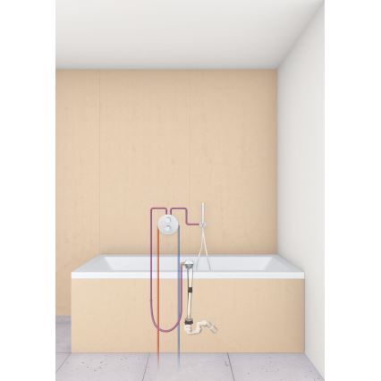 GROHE 28990000 - комплект для наполнения, слива и перелива ванны TALENTOFILL, хром