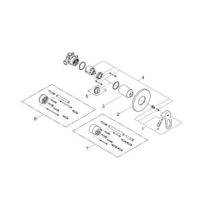 GROHE 29042000 - Душевой смеситель BAULOOP, полированный хром
