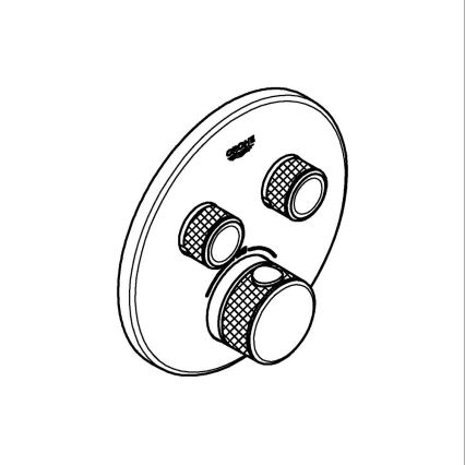 GROHE 29119AL0 - Термостат GROHTHERM SMARTCONTROL антрацит