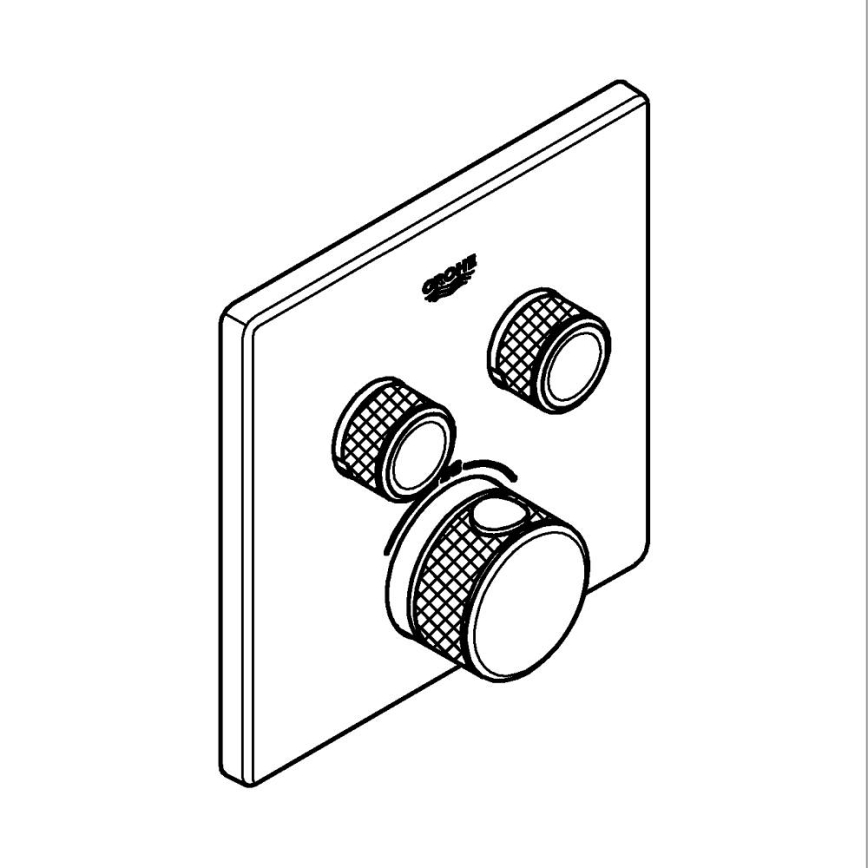 GROHE 29124000 - Термостат GROHTHERM SMARTCONTROL блискучий хром