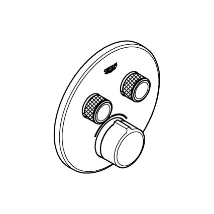 GROHE 29145000 - Накладка для встраиваемого смесителя SMARTCONTROL, глянцевый хром