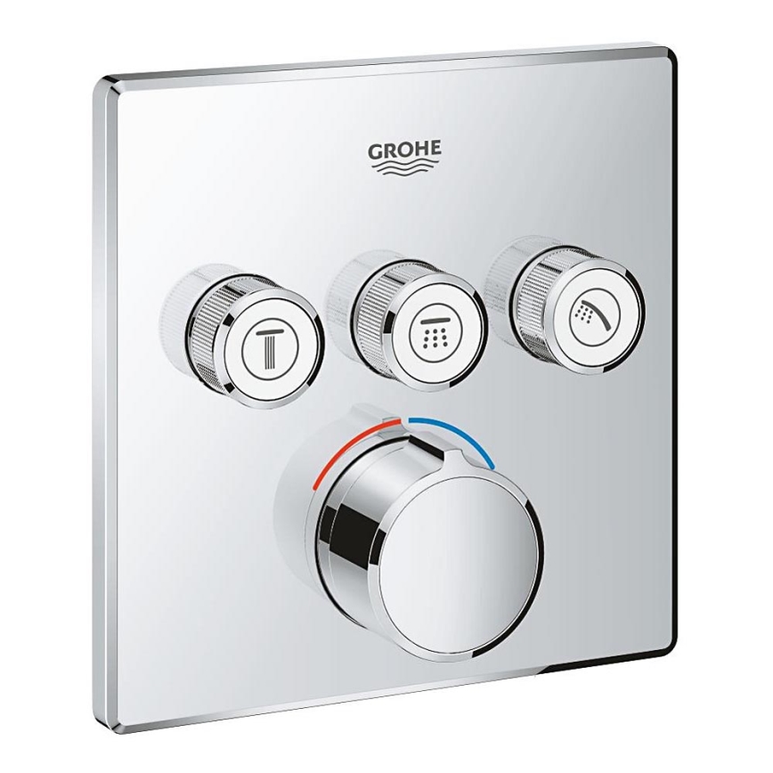 GROHE 29149000 - Накладка для прихованого змішувача SMARTCONTROL 158 × 158 mm хром
