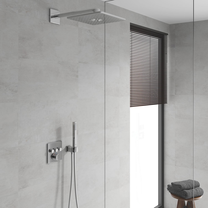 GROHE 29149000 - Накладка для смесителя скрытой установки SMARTCONTROL, 158 × 158 мм, хром