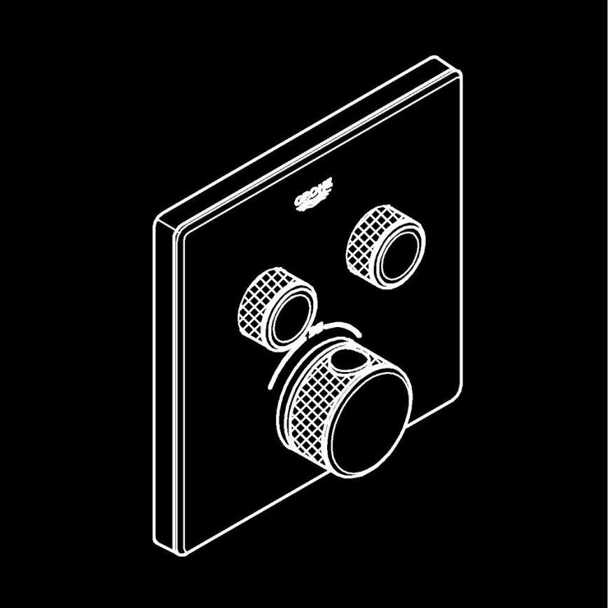 GROHE 29156LS0 - Термостат для скрытой установки GROHTHERM SMARTCONTROL белый