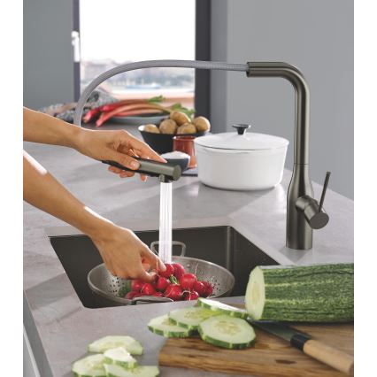 GROHE 30270AL0 - Змішувач для кухонної мийки ESSENCE, графіт