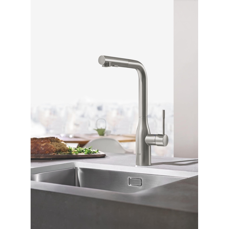 GROHE 30270DC0 - Змішувач для мийки ESSENCE із нержавіючої сталі