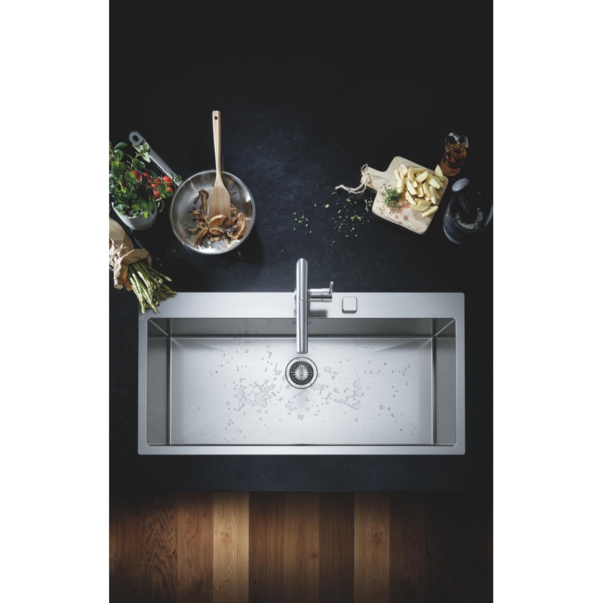 GROHE 30270DC0 - Змішувач для мийки ESSENCE із нержавіючої сталі