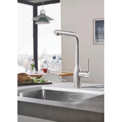 GROHE 30270DC0 - Змішувач для мийки ESSENCE із нержавіючої сталі