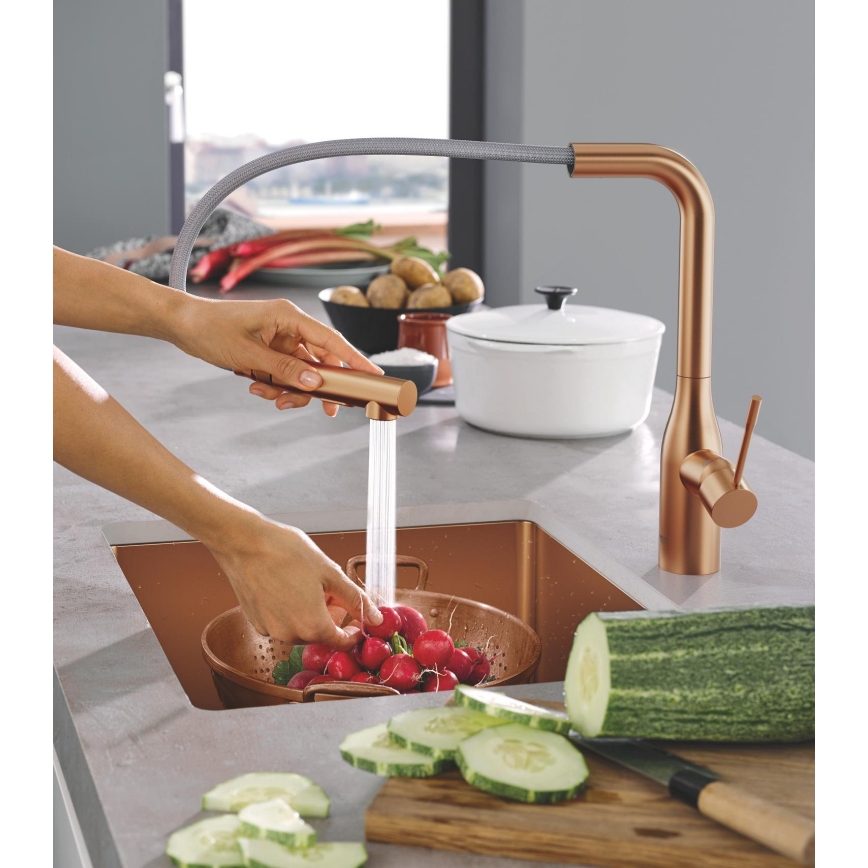GROHE 30270DL0 - бронзовий кухонний змішувач ESSENCE
