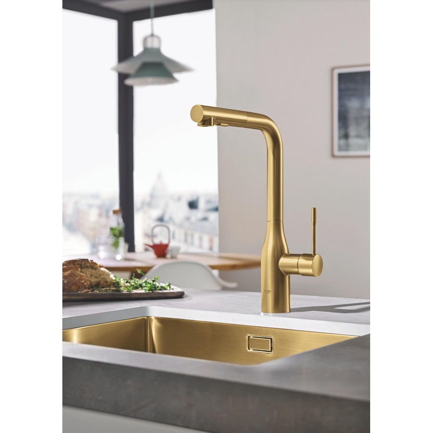 GROHE 30270GN0 - Кухонный смеситель ESSENCE, золотой