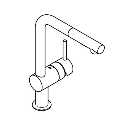 GROHE 30274DC0 - Кухонный смеситель A нержавеющая сталь