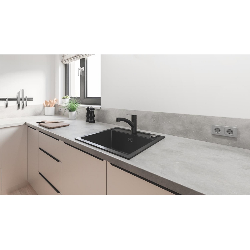 GROHE 303072431 - Смеситель для кухонной мойки START 185 × 227 mm, чёрный