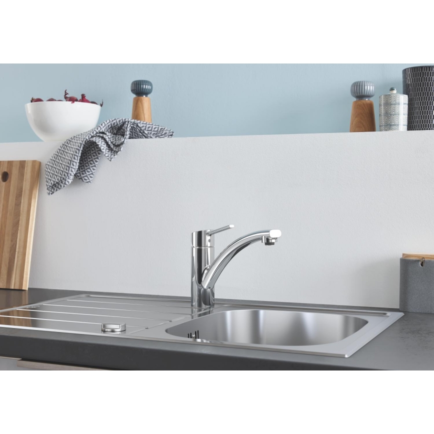 GROHE 30358000 - Кухонный смеситель SWIFT 227 мм, полированный хром