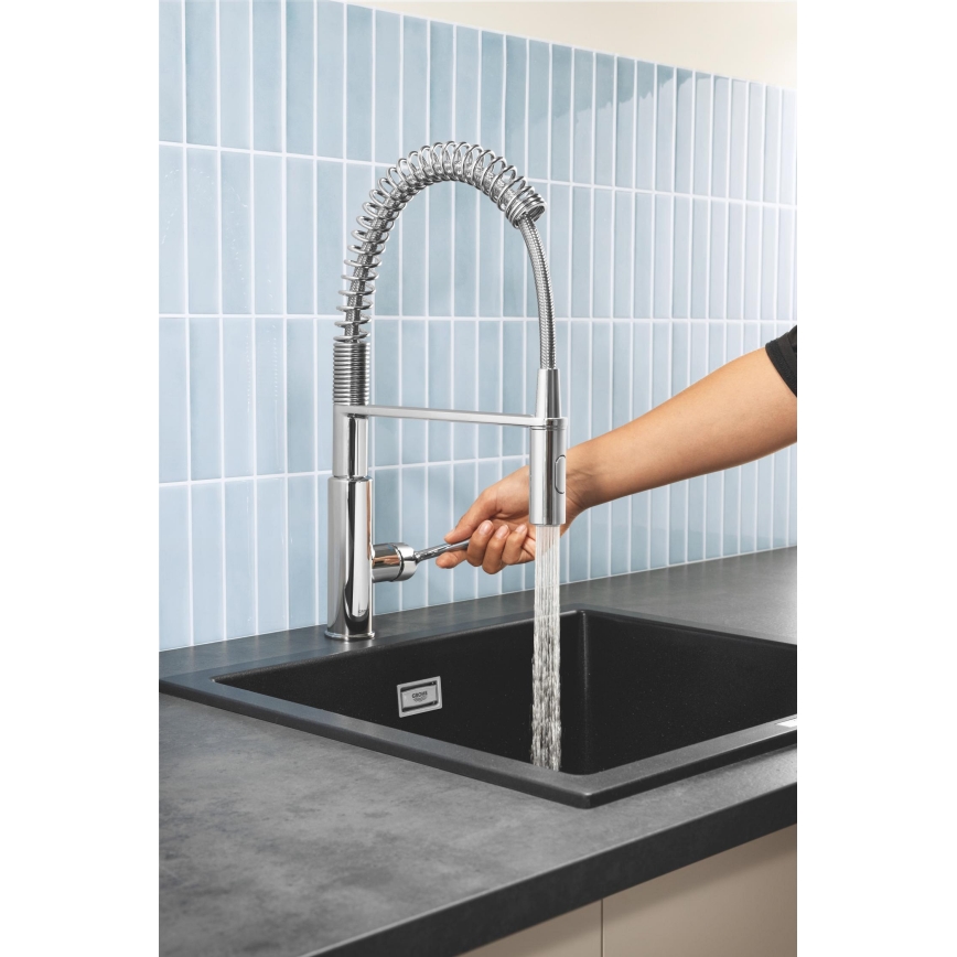 GROHE 30361000 - Змішувач для мийки GET 455 мм блискучий хром